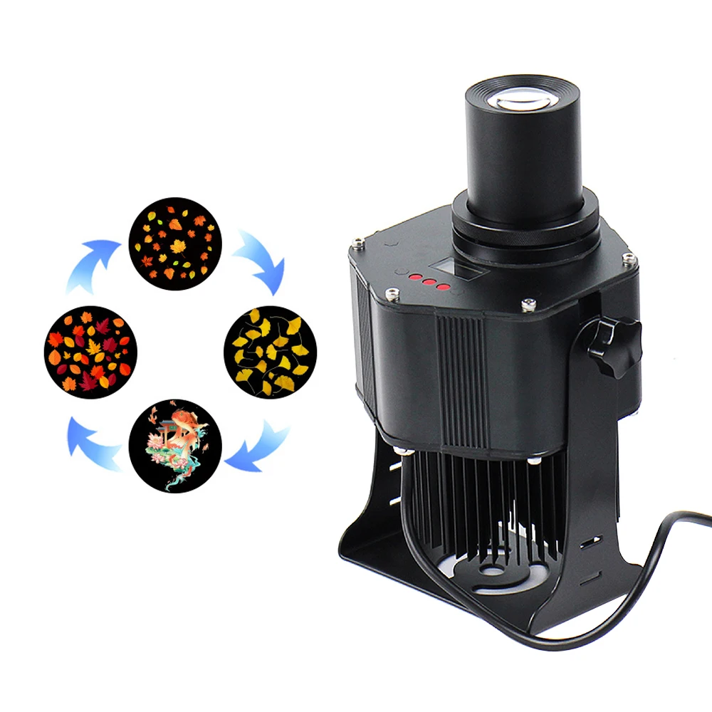 80w Ip65 Gobo Projector Lamp Waterproof Logo Light 4picture/8 Image Rotating Professional Advertising Korea Kc Ce Certificat