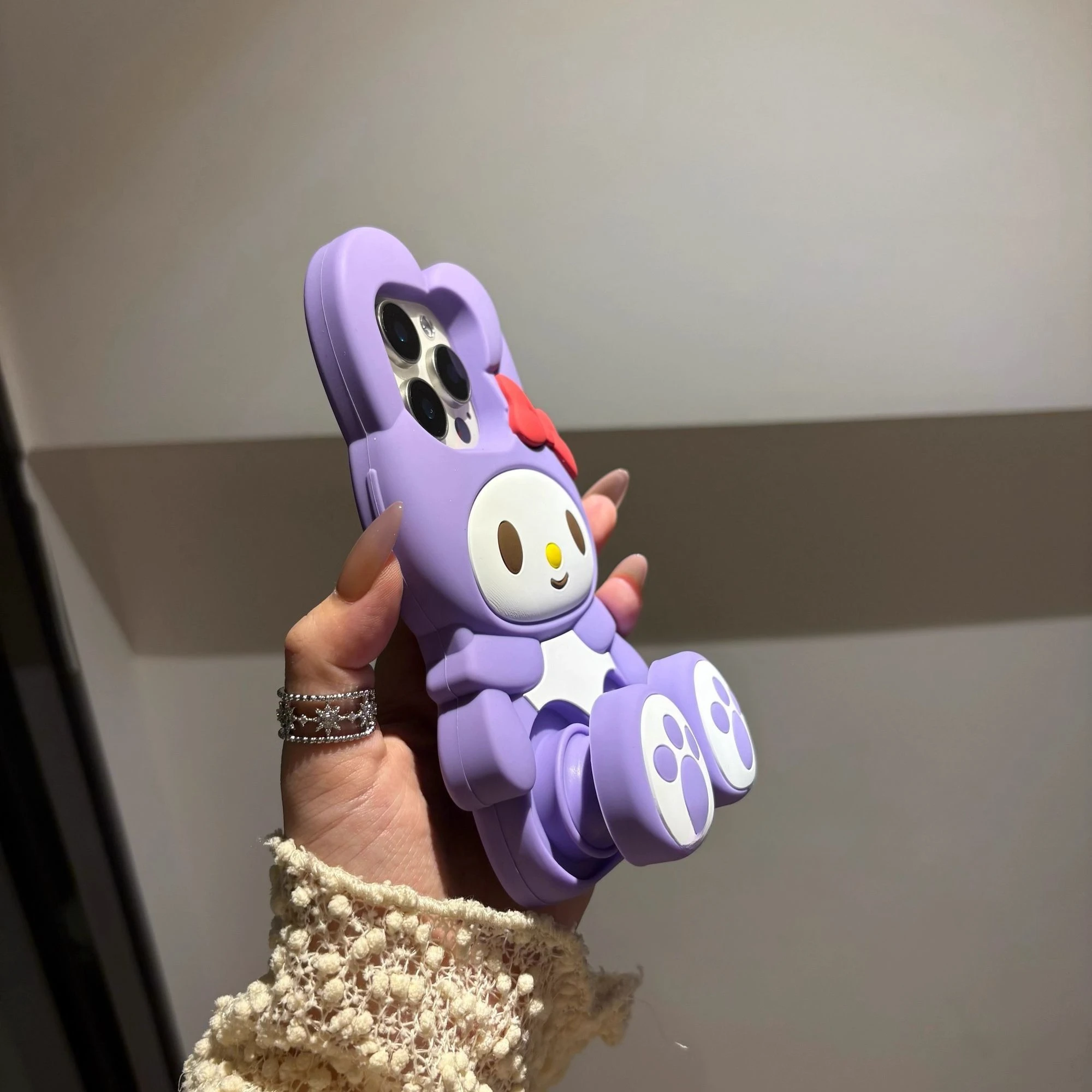 حافظة هاتف ماي ميلودي من السيليكون اللطيف على الطراز الياباني لهاتف آيفون 16 برو ماكس 15 برو 14 بلس 13 12 غطاء حماية كامل #3