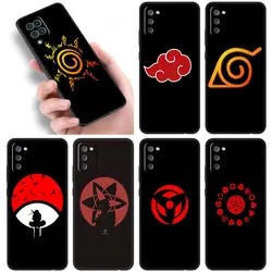 Naruto Uchiha LOGO Case For Samsung Galaxy A02S A10S A11 A20S A20E A30 A31 A40 A41 A03S A01 Core A21S A6 A7 A8 A9 2018 A5 2017