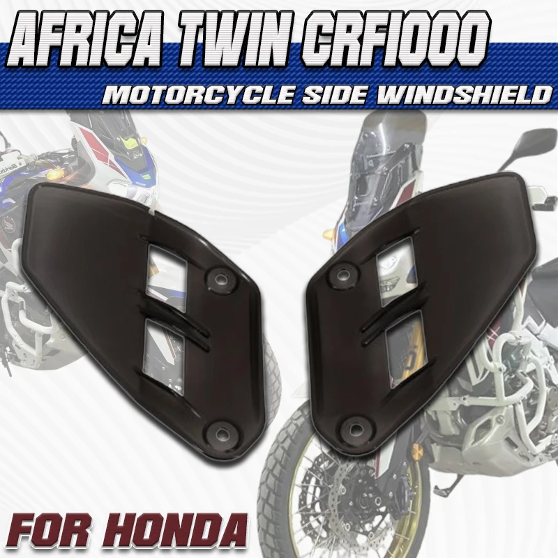 

Motorcycle Side Windshield Deflectors Visor Accessories For Honda CRF1000L CRF 1000 L CRF 1000L Africa Twin Adventure Sport 2018