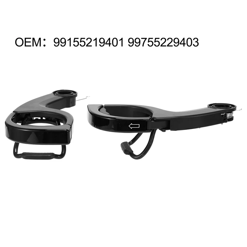 

WOWFU-Automotive Left+Right Front Instrument Cup Holder Panel Cup Holder For Porsche 99155219401 99755229403 Replacement Accesso
