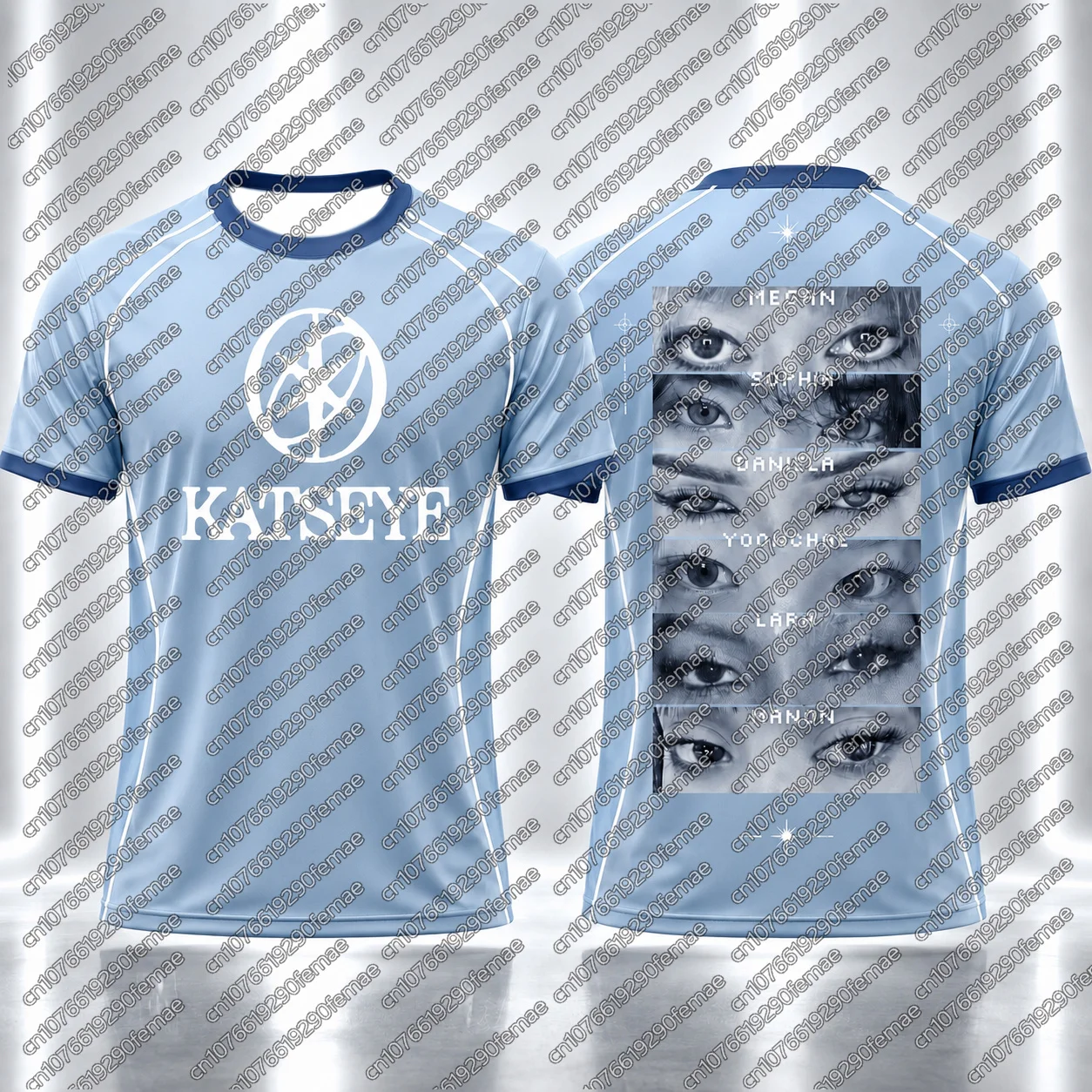 Sommer-Musikfestival-Essential KATSEYE Grafik-T-Shirt für Damen 2026 Neues Konzert-Merch Street-Style Lässiges Kurzarm-T-Shirt – Detail 10