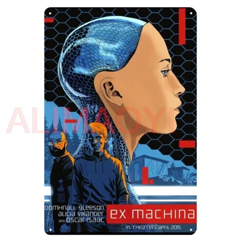 Ex Machina Scifi Movie Metal Poster Tin Sign 20x30cm good