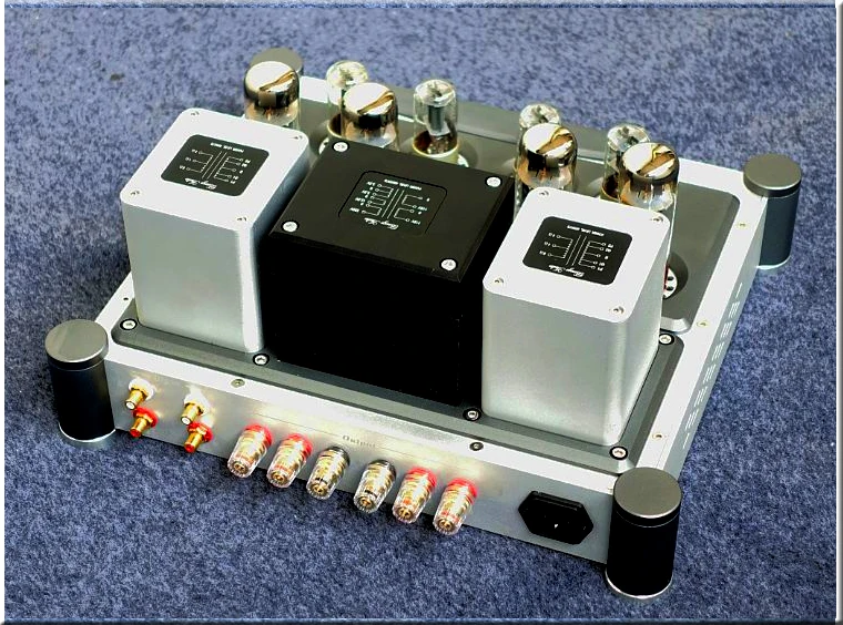 WEILIANG AUDIO 40W*2 EL34 tube power amplifier high power PSVANE EL34C X 4 + 6N8P/6SN7X4 tube amplifier