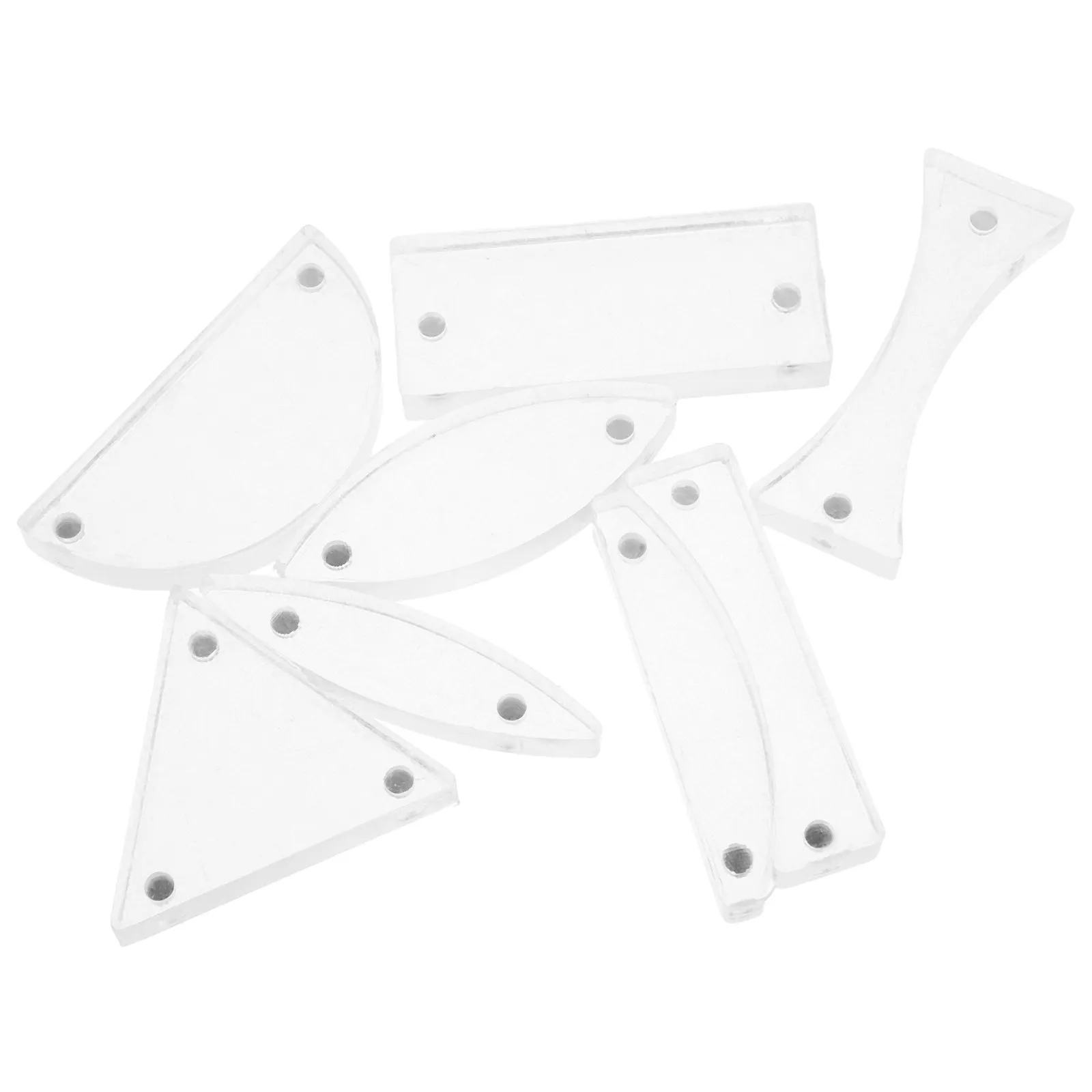 

8Pcs Physics Optics Science Kit Convex Concave Lenses Prism Mirror Set for Classroom Optical Experiments Educational Physics Lab