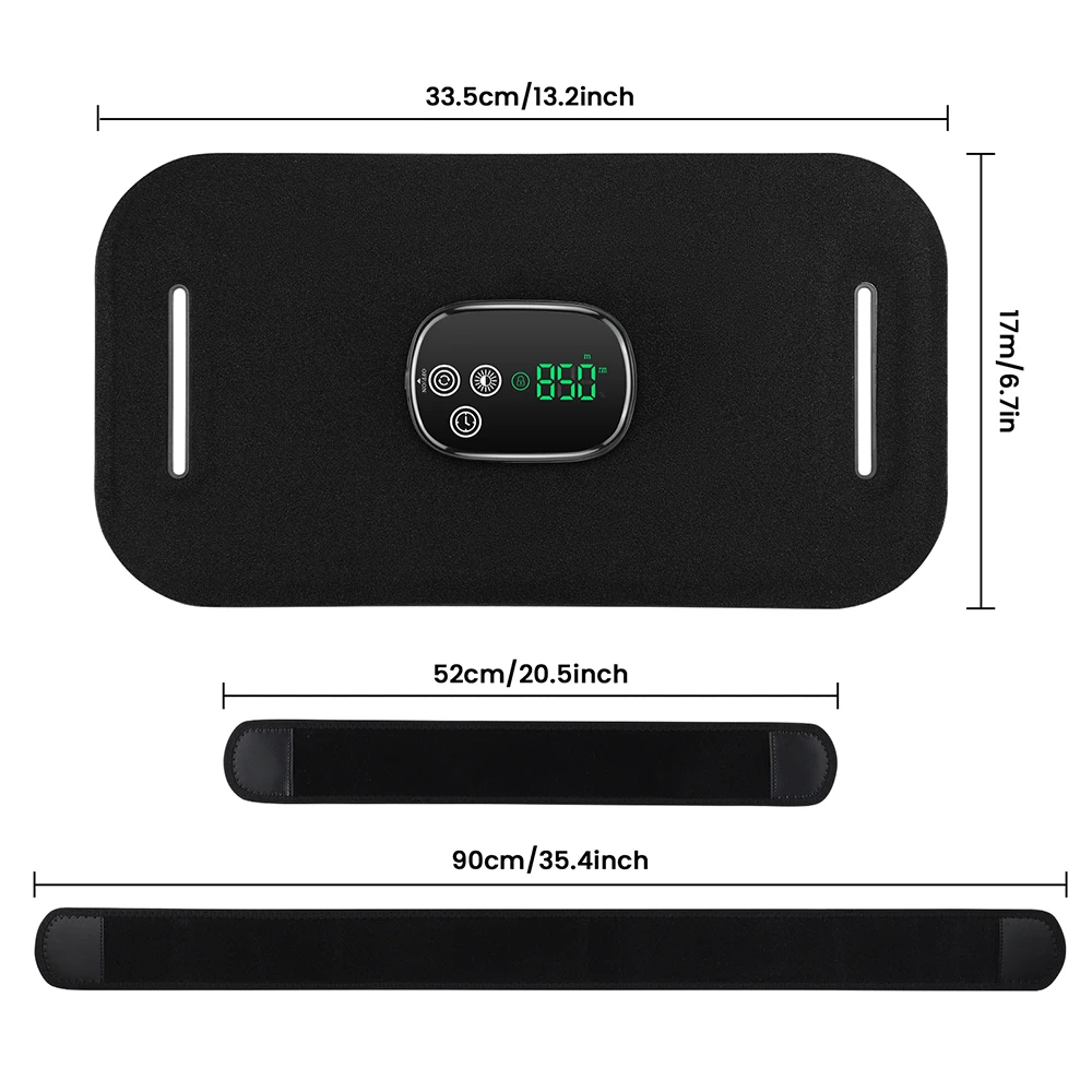 Multifunctional Cordless Massage Pad 660nm & 850nm Light Portable LED Light Wrap Pad for Knee Back Shoulder Waist Joint Relax