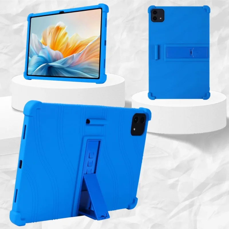 Shockproof Silicone Case for Teclast T70 Pro 14 Inch Tablet Soft Protective Cover with Kickstand Minimalist Slim Shell