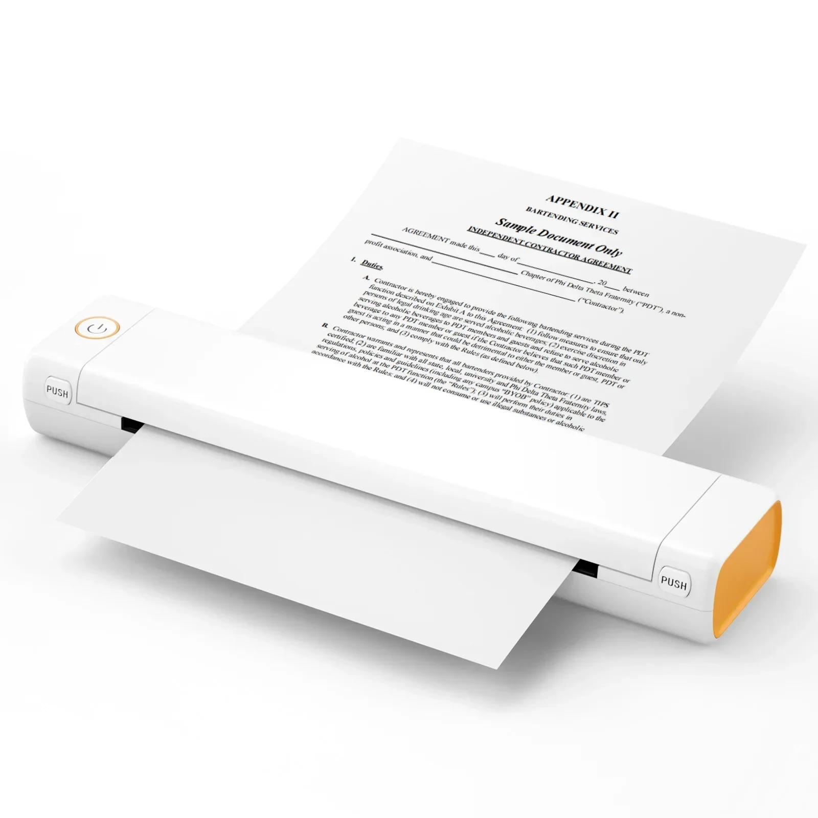 2025Built-in Battery Light Weight  Label Printer Sticker Machine Portable Inkless Wireless Printer A4 Portable Thermal Printer