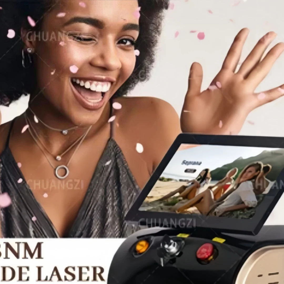 

Диодный лазер 4000 Вт Александрит Ice Platinum с 3 длинами волн (755, 808, 1064 нм) для безболезненного удаления волос на нежной коже в салонах красоты