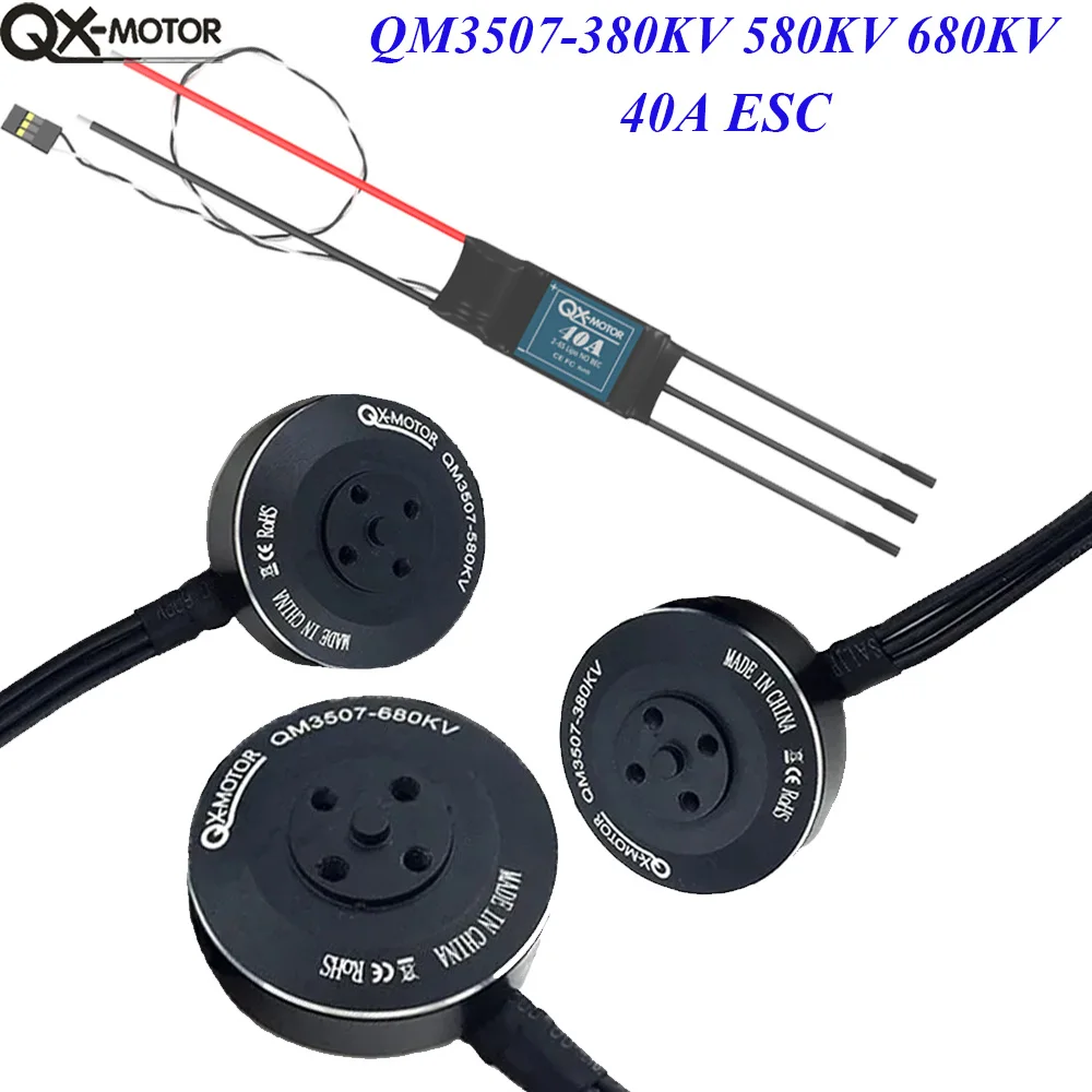 

QX-MOTOR QM3507 бесщеточный двигатель CW CCW 380KV 580KV 680KV для RC Multirotor Quadcopter Hexa Drone Parts