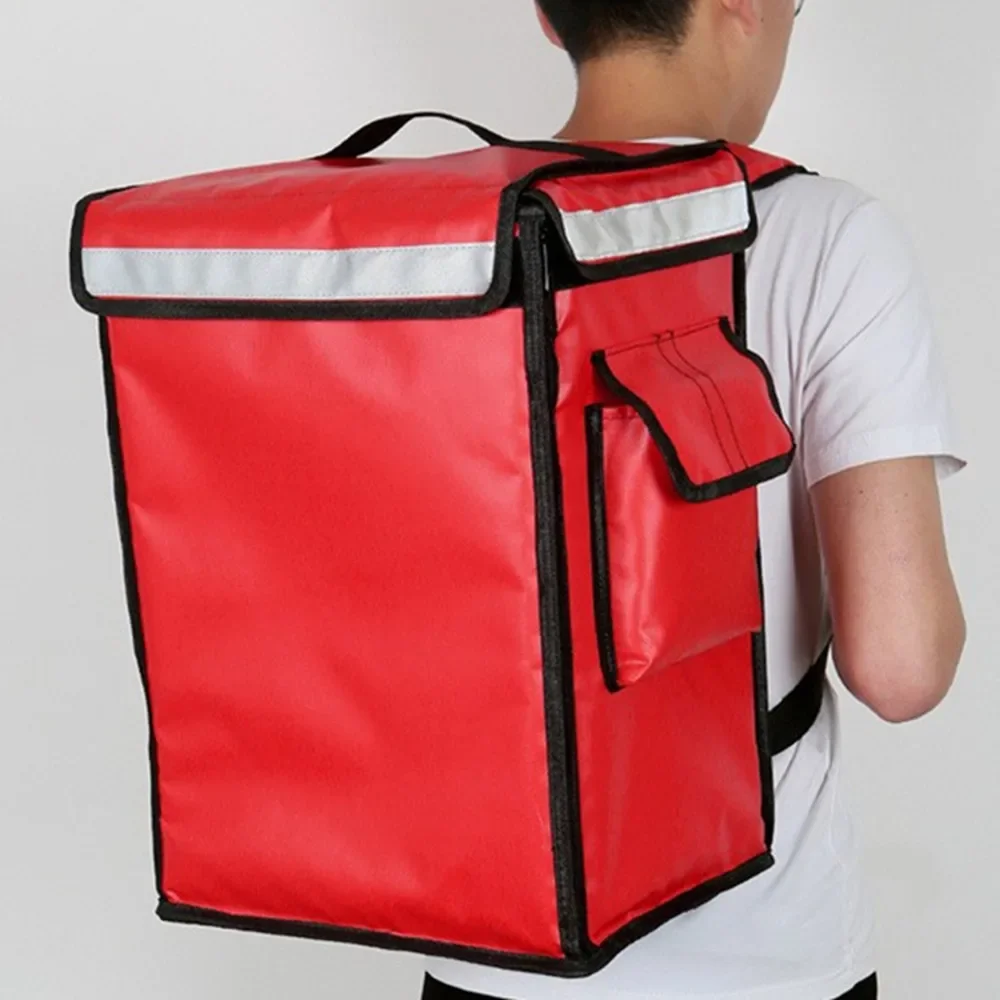 42L Takeaway Box Meal Delivery Insulated Bag Separate Backpack Insulation Refrigerator Fresh Handbag Waterproof Tinfoil Suitcase