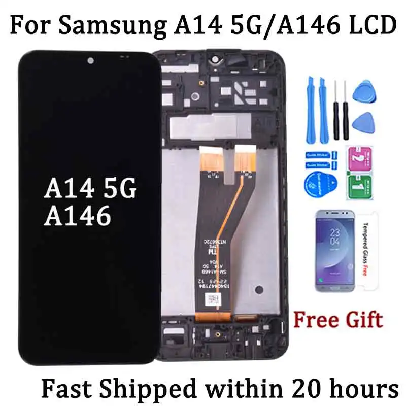 

For Samsung A14 5G A146 LCD Display Touch Screen Digitizer Assembly For Samsung A14 A146B SM-A146P LCD Display