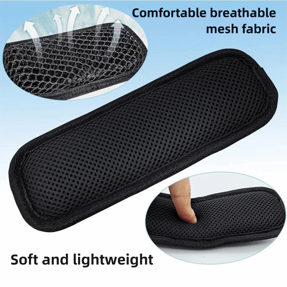 1 Pair Universal Shoulder Bag Pad Extra Thick Removable Luggage Sling Cushion Non-Slip Shock Absorption Shoulder Strap Pad