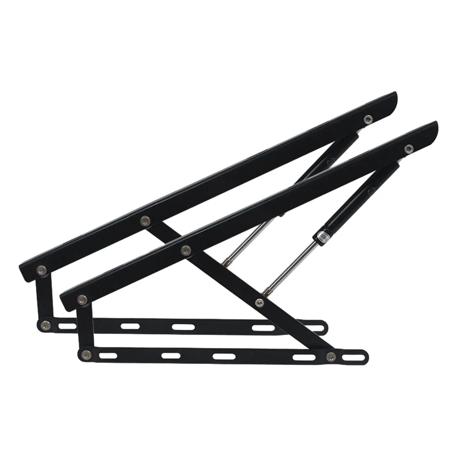 2 Pieces Lift up Storage Bed Hinge DIY Furniture Hardware Folding Sofa Storage Mechanism Gas Springs Storage Bench Hinge