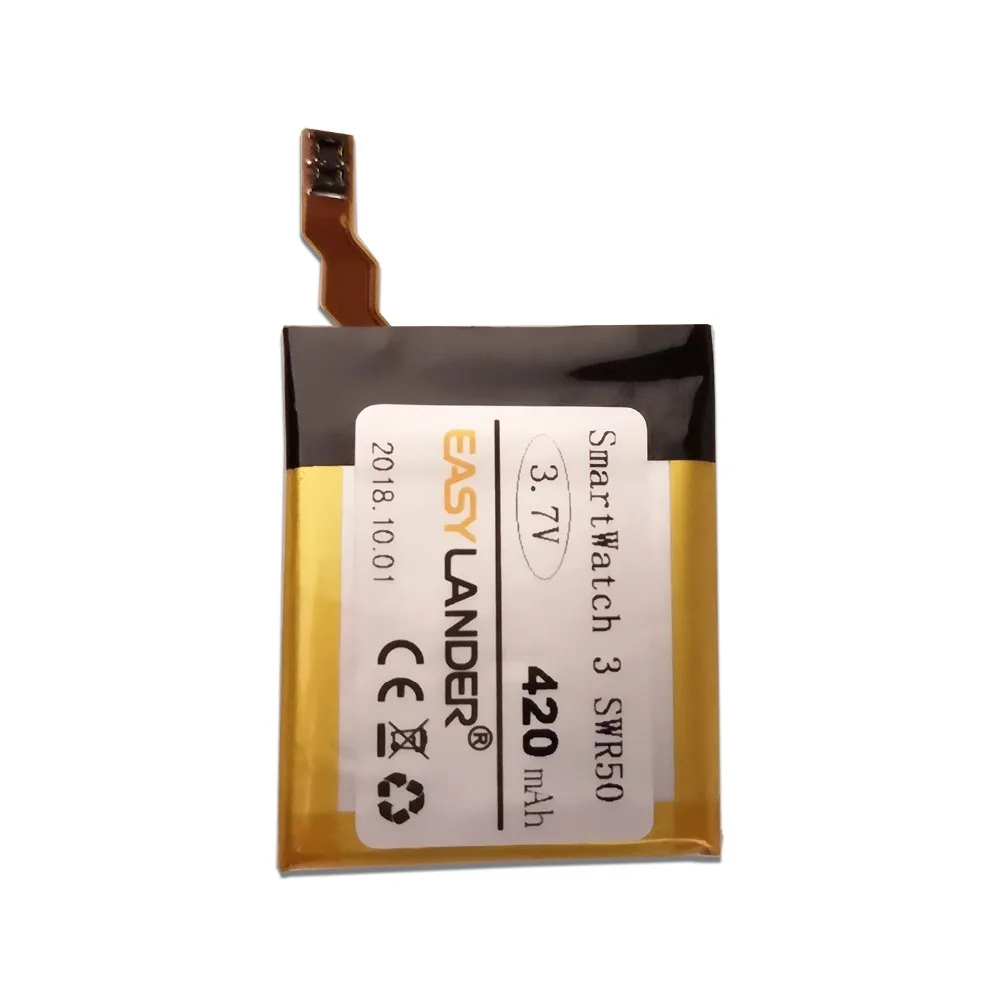 Easylander 3.8V 420mAh Replacement li-Polymer Li-ion Battery For Sony Smartwatch 3 smart watch battery SW3 SWR50 battery