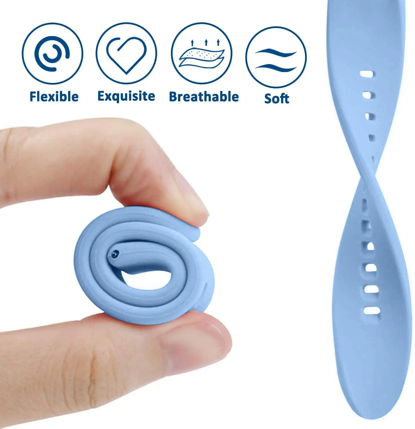 18mm 20mm 22mm Silicone Strap for Garmin Forerunner 965 265 255 55 645 245 165 265S Sport Wristband for Garmin Venu 4/3/2S Strap
