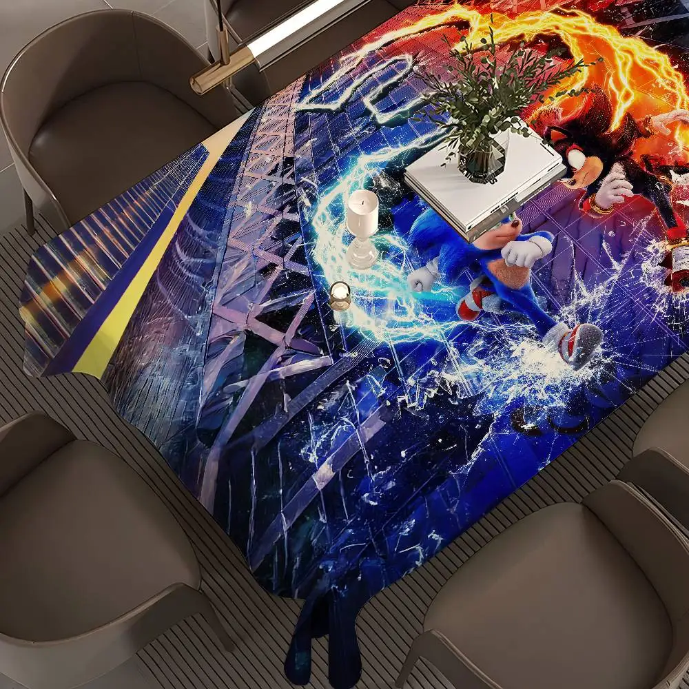 أمين H-القنفذ مفارش المائدة المنزلية لتزيين الطعام وإكسسوارات الطاولة المستطيلة قماش مقاوم للماء مضاد للبقع