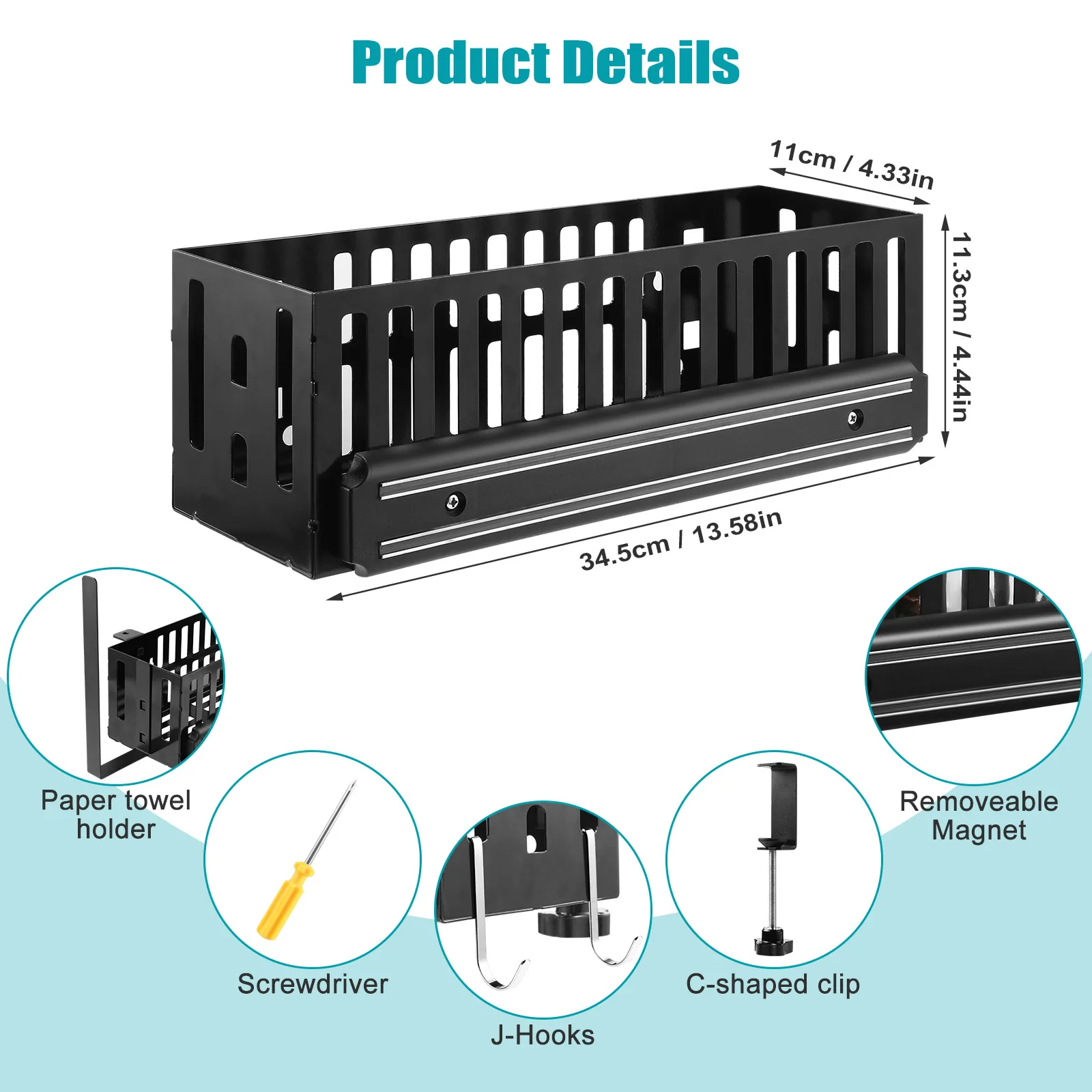 Outdoor barbecue rack Kitchen supplies Paper towel storage rack Seasoning rack BBQ barbecue side rack Amazon