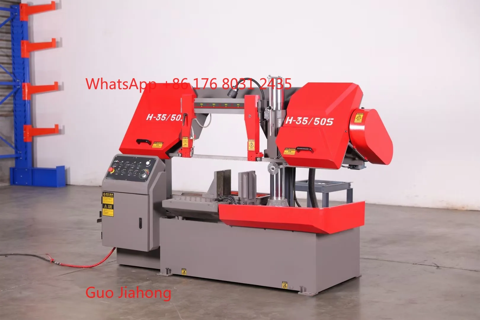 

GH4235 Industrial Grade Semi-Automatic Double Column Metal Cutting Machine Horizontal Manual Saw Blade Hydraulic Band Sawing