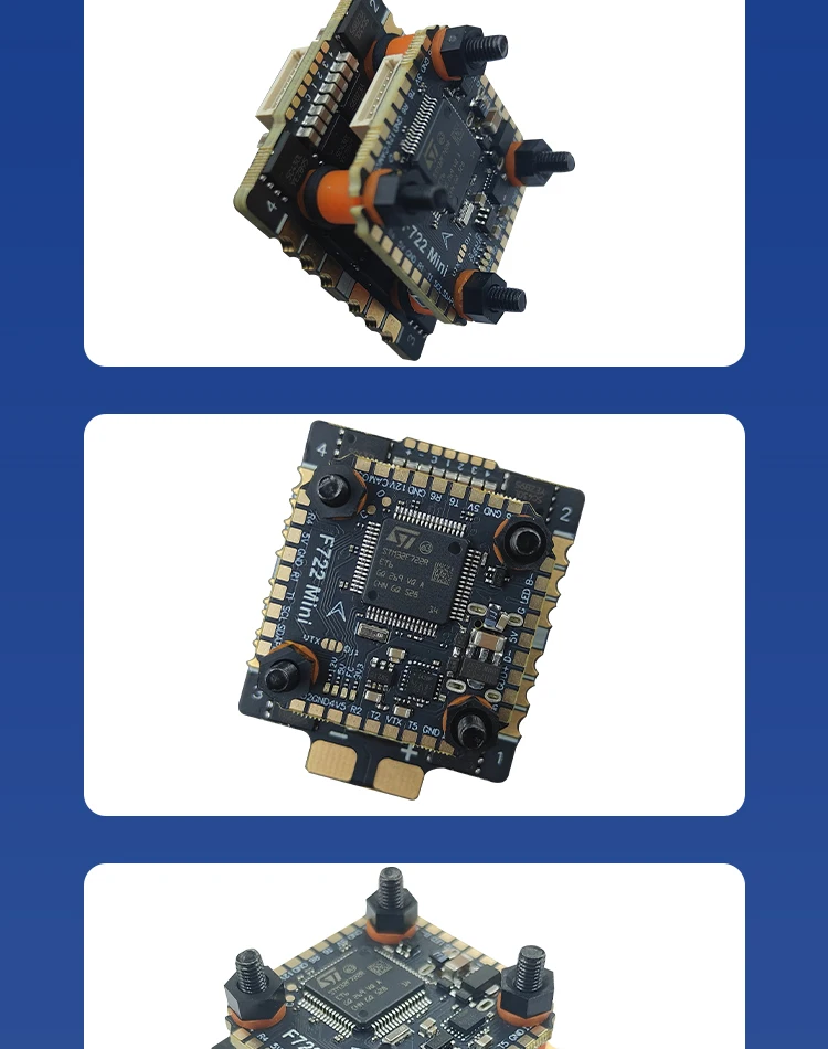 DAKEFPV Mini F722 FC Mini-Stack F722 6S 55A 8S 70A BLS Bluejay ESC 20X20mm Flugcontroller für 3-Zoll-, 4-Zoll- und 5-Zoll-FPV-Drohnen – Detail 6