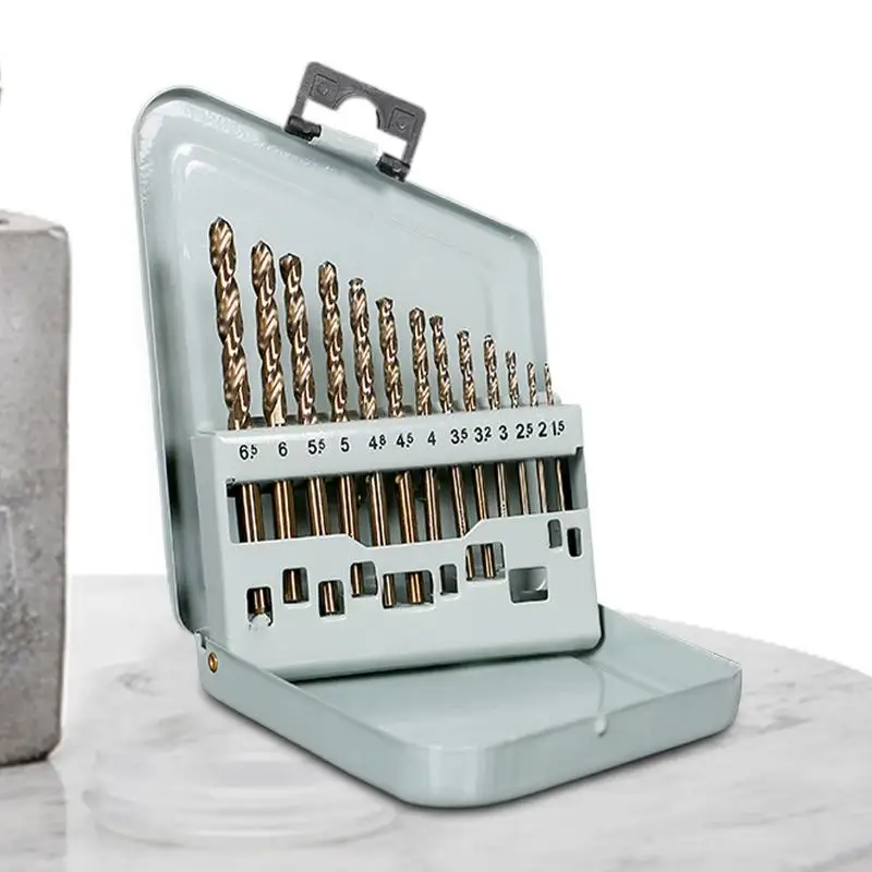 

Metal Drill Bit Set For Steel High Speed Steel Concrete Drill Bit Set Power Tool Parts Accessories For Construction Drywall Tile
