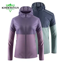 Running Men Jacket Summer Sun Protection Women Sports Coat Quick Dry Breathable Jogging Skin Suit Outdoor Fishing Camping Jacket