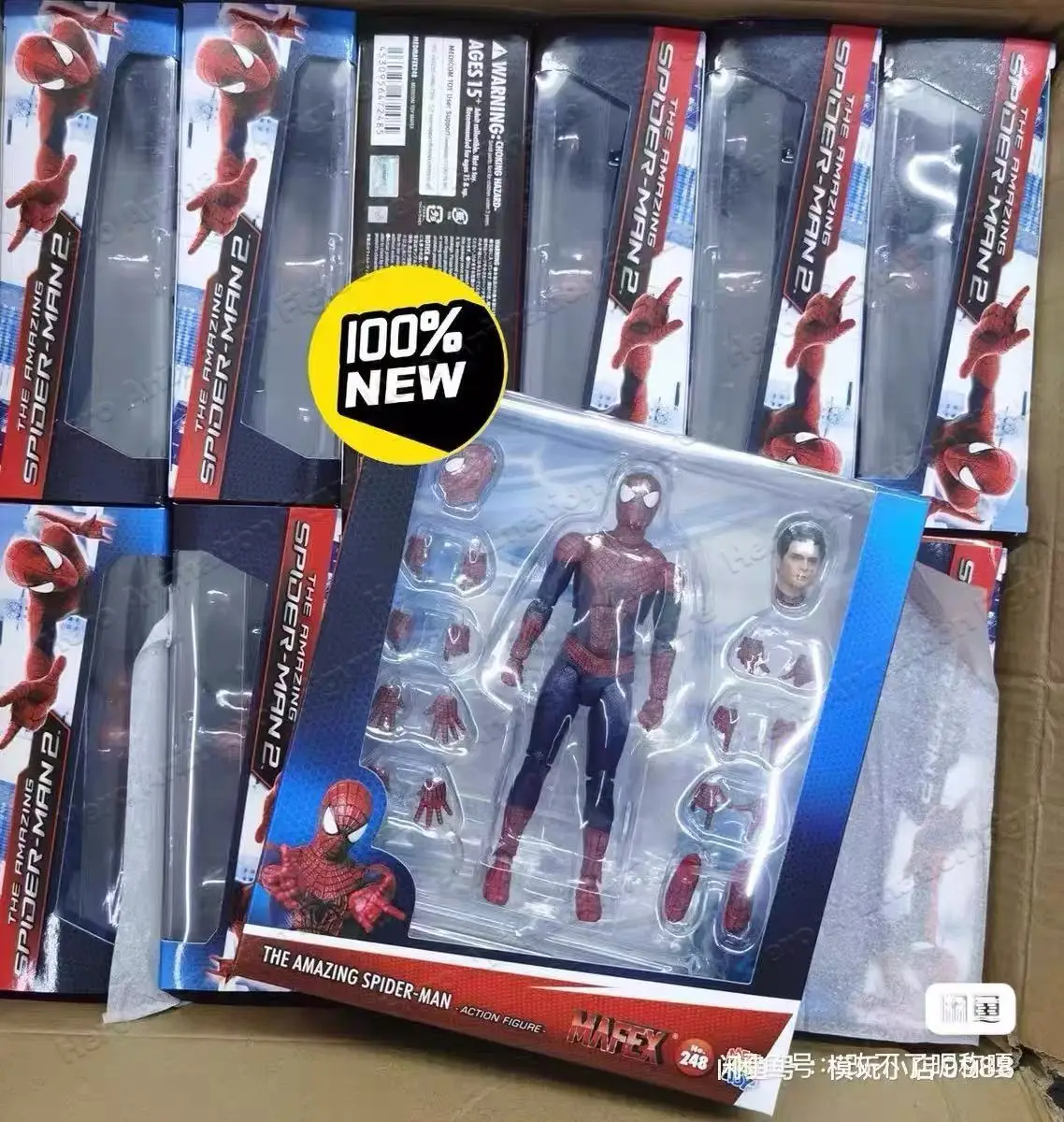 В наличии: Фигурка Mafex 248 The Amazing Spider-Man Garfield №248 от Medicom Toy, коллекционная анимационная фигурка, подарок