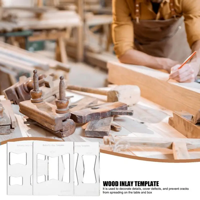 

Router Templates For Woodworking 3X Acrylic Router Inlay Parts Tool Transparent Clearly Marked Measurements For Enhancing