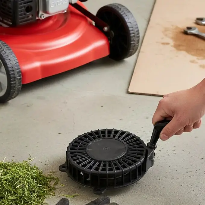 

Сменный стартер для газонокосилки GC-PM 46/4 S — надежные и быстрые детали кустореза с зажиганием двигателя