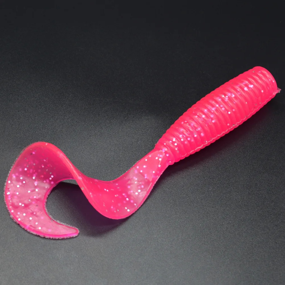 165mm/50g 2pcs Fishing Soft Lures Artificial Silicone Big Grub Wobblers Carp Swimbait Jigging Worm Fishing Tackle