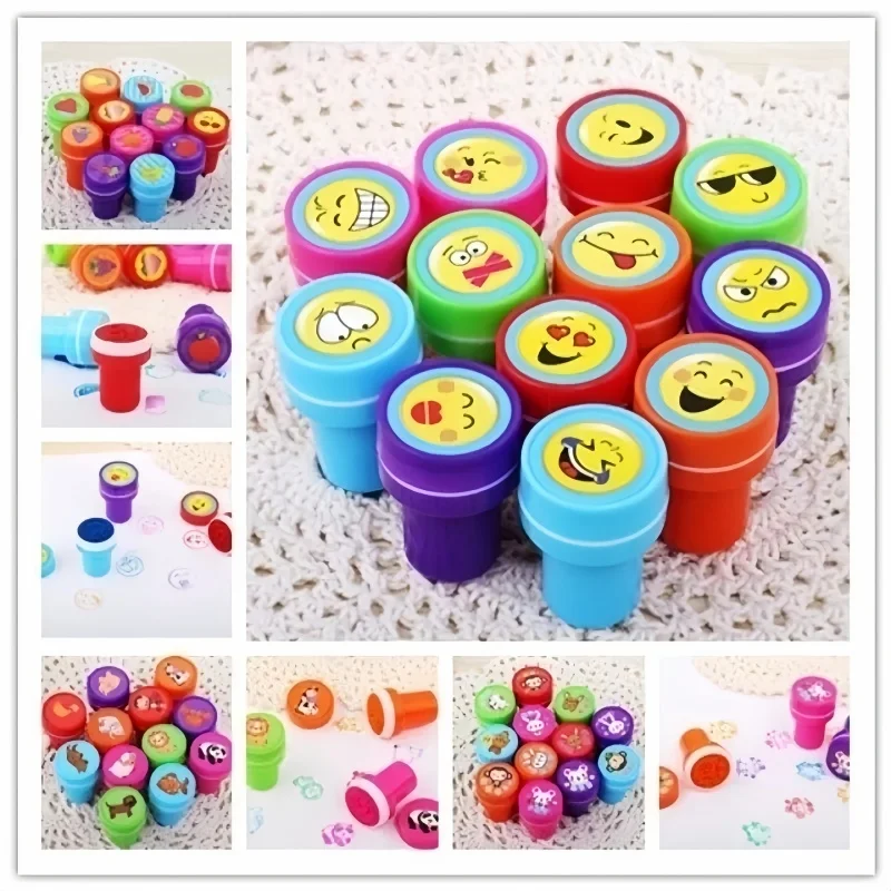 10 buah cap hadiah kartun cap hewan laut kreatif cap berbagai macam cap tinta anak cap mainan Scrapbooking DIY dekorasi lukisan