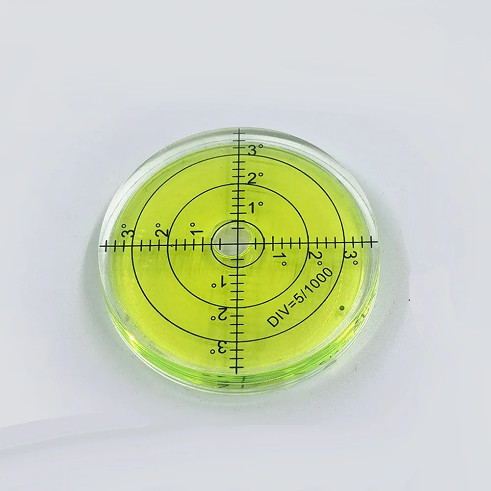 Bubble Level Bubble Degree Mark for surface Level Round Circular Measuring Meter Wear Resistant Adjust Balance 1pcs