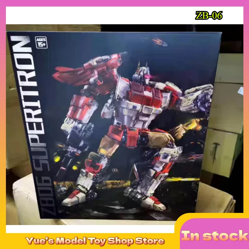 

【In Stock】Transformation Toys ZB06 ZB-06 Fearless God of War Spitfire Air Raid Silver Sword Reprint Metal Color Model Collection