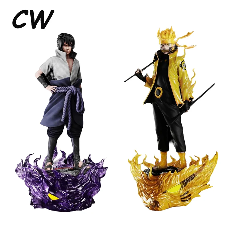 Naruto Anime In Stock Uchiha Sasuke Six Paths Naruto Action Figure 29CM 1/6 Anime Figures Collectible Boxed Model Dolls Gift Toy