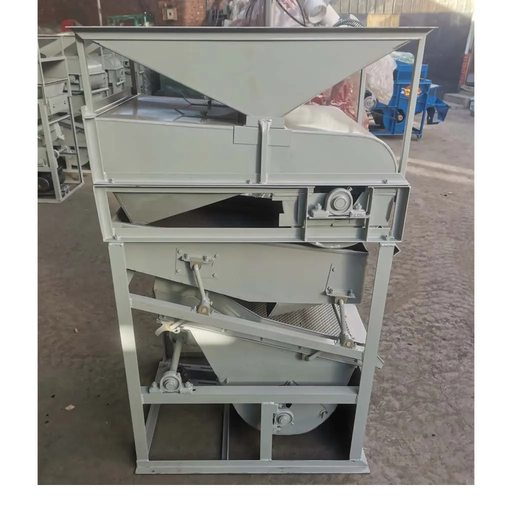 

Commercial Soybean Stones Cleaning Separator Destoner /500-800kg/hour Nuts Seeds Stone Removing Machine HJ-QSJ500