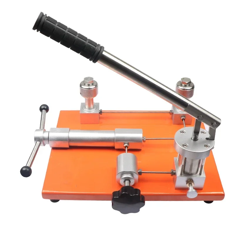 Upgrade High-precision Benchtop Pressure Calibration Bench Detection Device -0.095~0~6MPa Manual Gas-liquid Pump Source Generato