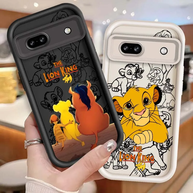 

Disney Lion King Anime For Google Pixel 9 8A 8 7 7A Pro XL 5G Eye Ladder Soft TPU Shockproof Cover Phone Case