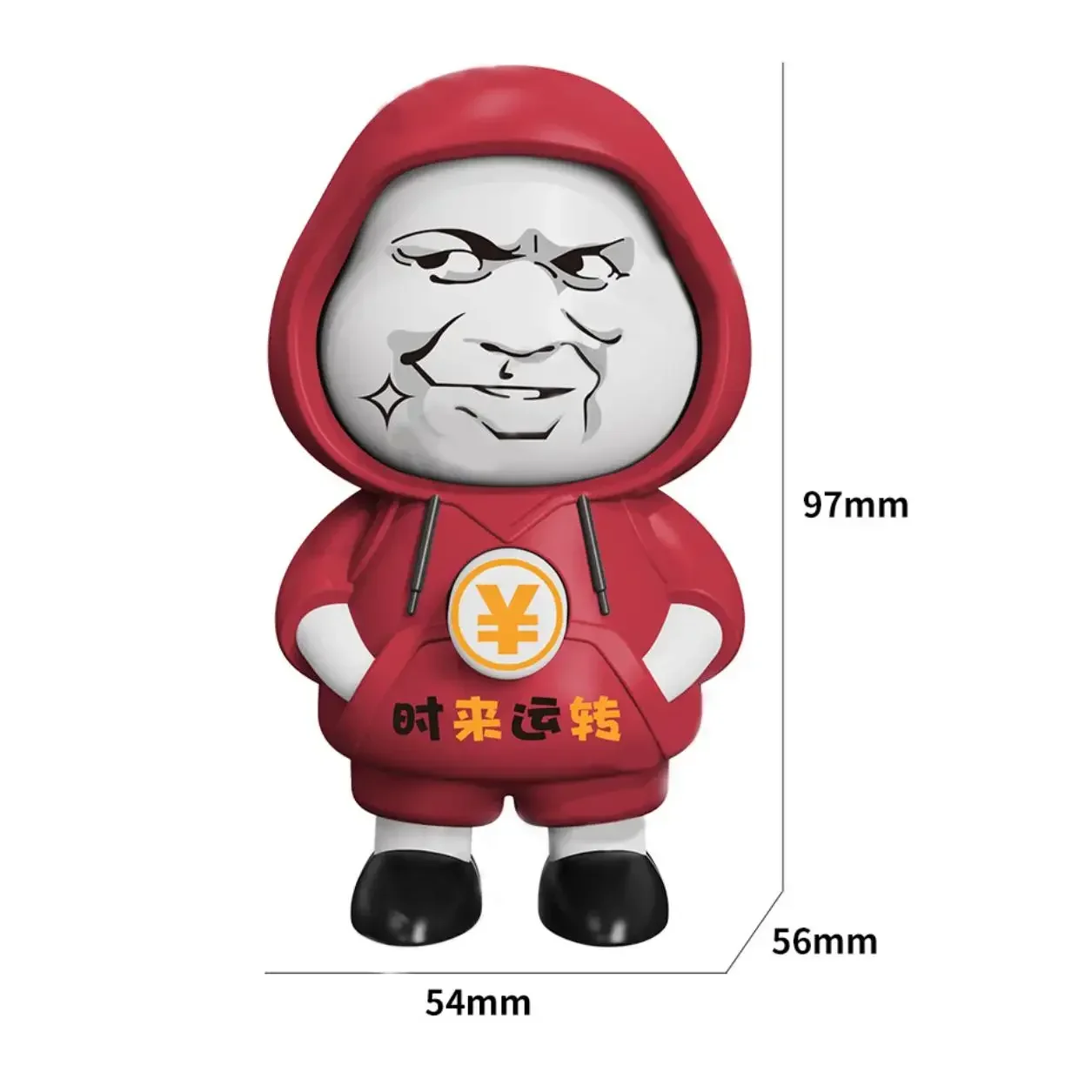 3PCs Creative Keychains Facail Expression Face Changing Key Rings Cartoon Cute Funny Decompression Backpack Pendant