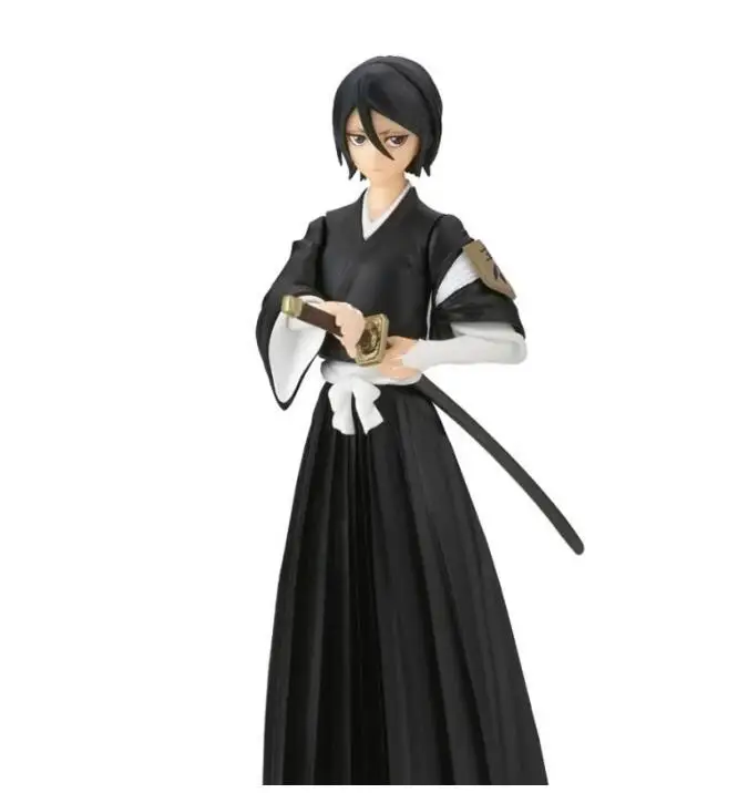 No box 14cm 2023 In stock!100% Original Kuchiki Rukia Action Figure Anime Model Toys