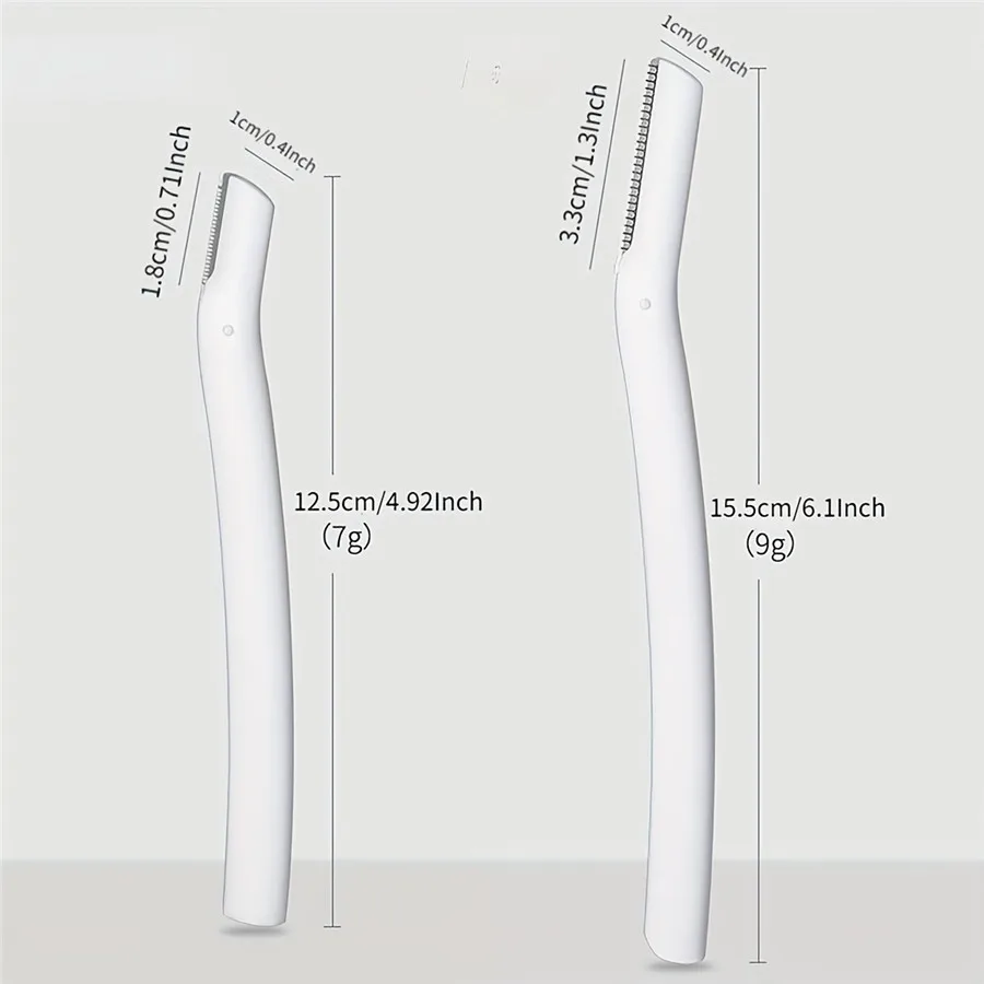 Rasoio per sopracciglia 4 pezzi, rasoi per il viso per peli del viso delle donne, rasoio per sopracciglia, strumento per dermaplaning per esfolire e rinfrescare la pelle