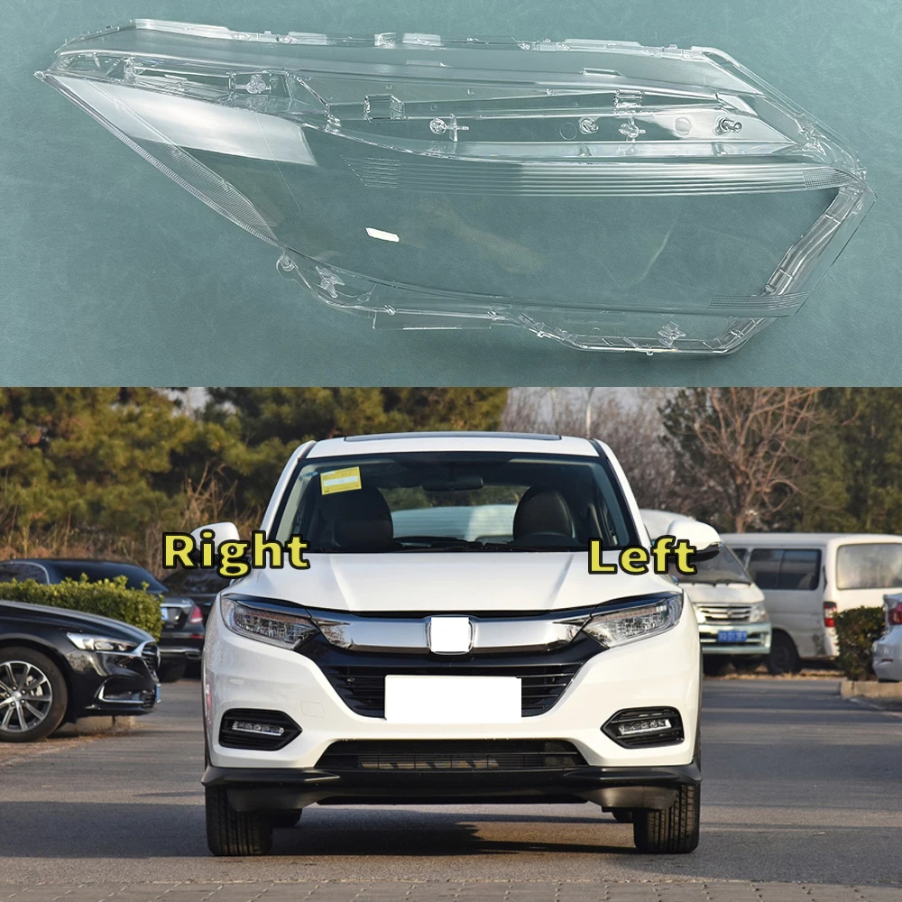 

For Honda Vezel 2019 2020 2021 2022 High Headlight Cover Transparent Lampshade Lens Lamp Shell Plexiglass Auto Replacement Parts