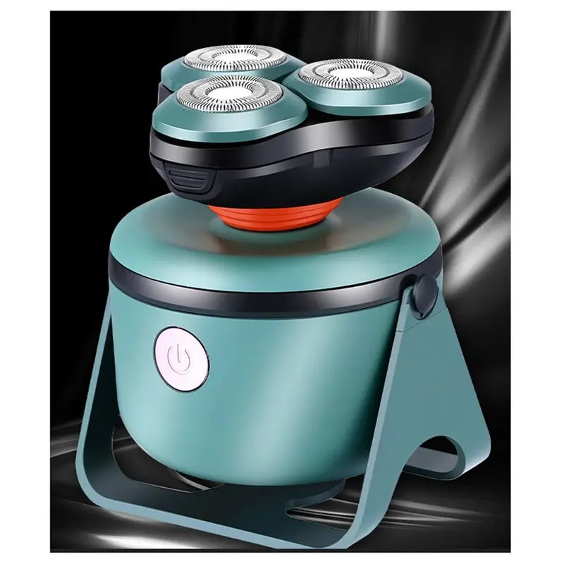 ماكينة حلاقة كهربائية متعددة الوظائف بثلاثة رؤوس قابلة للغسل في الجسم بالكامل، شفرة عائمة للرجال #6