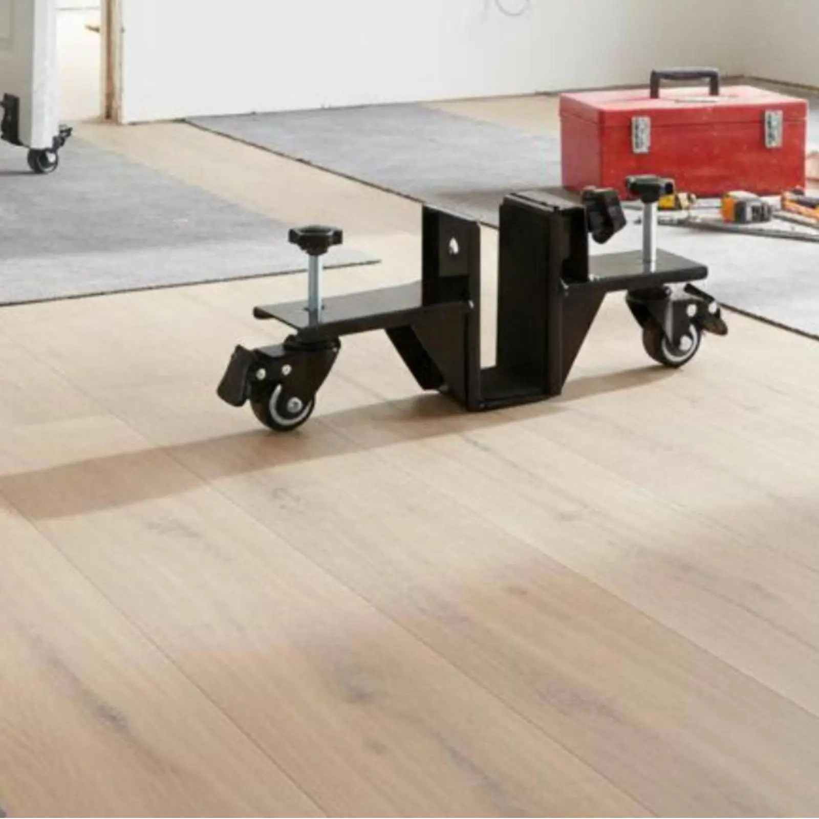 Adjustable Door Dolly Lockable Wheels Panel Dolly for Warehouse