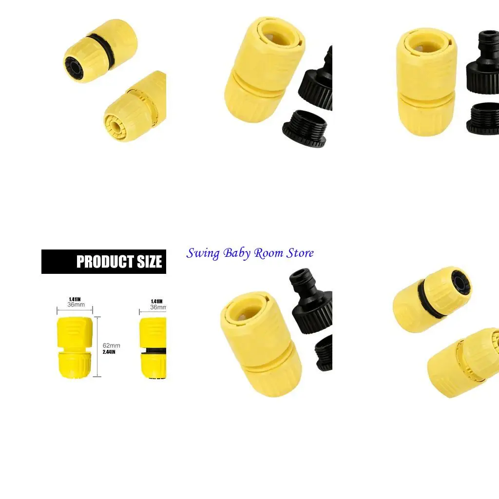 K1AD Quick Connection Hose Fitting For 4 5 Point Water Hose Plastic For Home