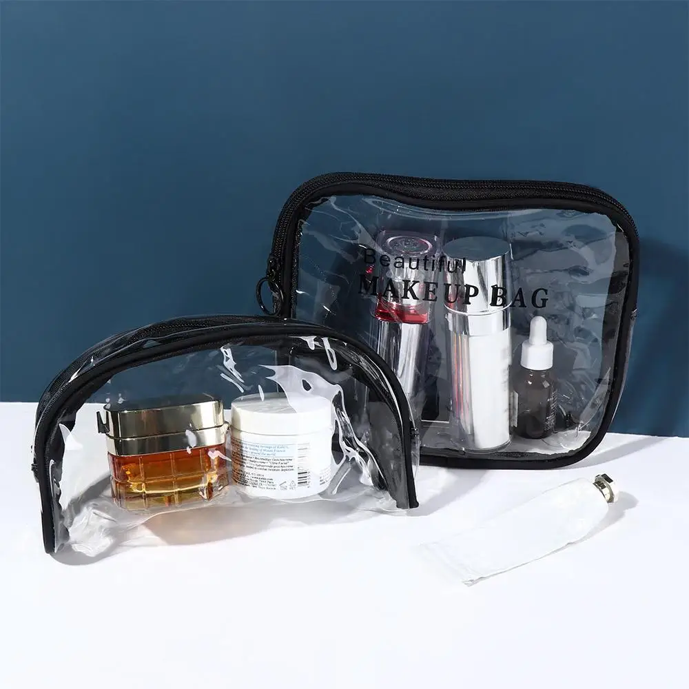 Multi-function Waterproof Storage Cases Korean Storage Bag Women Cosmetic Bag Travel Storage Handbag Transparent Makeup Bag