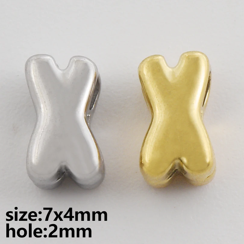 8-26 teile/los Exquisite Kompakte Edelstahl 26 Buchstaben A-Z Charm Anhänger Schmuck Machen Handwerk Diy Halskette Armband Zubehör – Detail 25