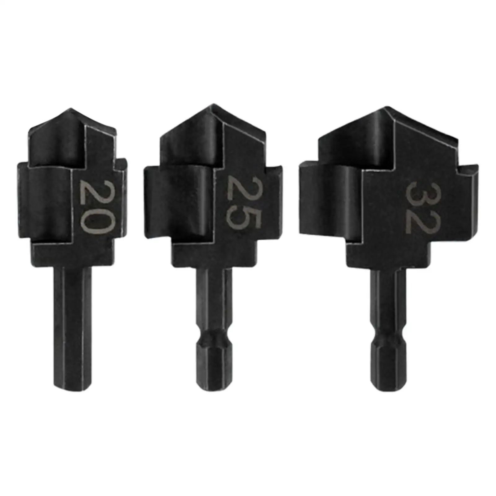 Hexagon Shank Stepped Drill Bit Steel Connection Reamer for PPR Pipe Repair Water Tube Expansion