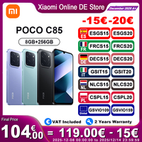 Global Version POCO C85 8GB 256GB Smartphone 50MP AI Dual Camera 33W Fast Charging 6000mAh Battery HyperOS 2