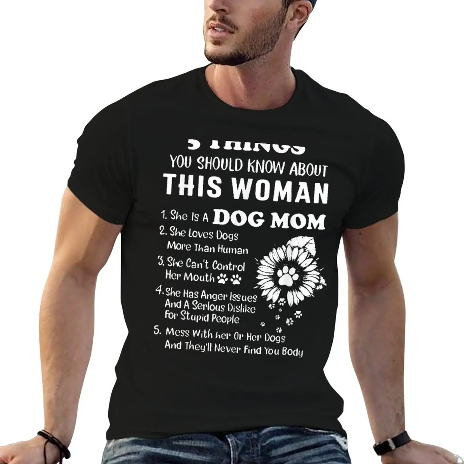 5 choses que vous devriez savoir sur cette femme, elle est une maman chien, t-shirt décontracté pour le travail