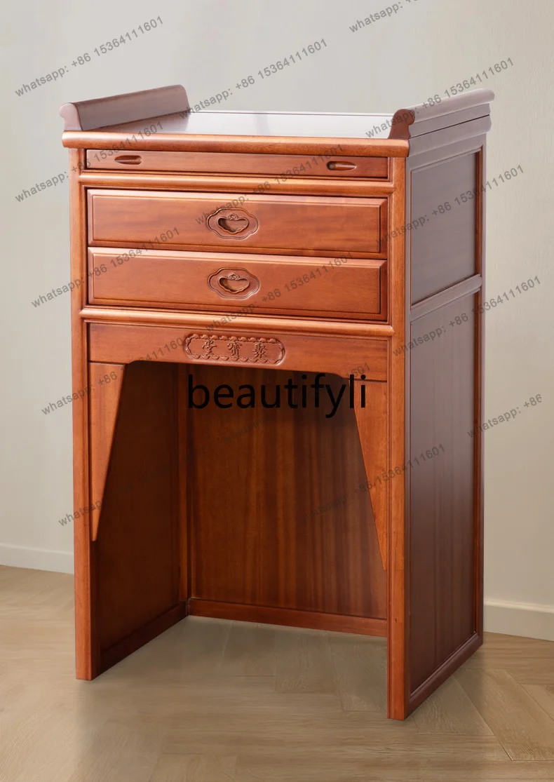 Factory Direct Buddhist shrine land Gongma cabinet God of Wealth worship Taiwan household solid wood landlord cabinet